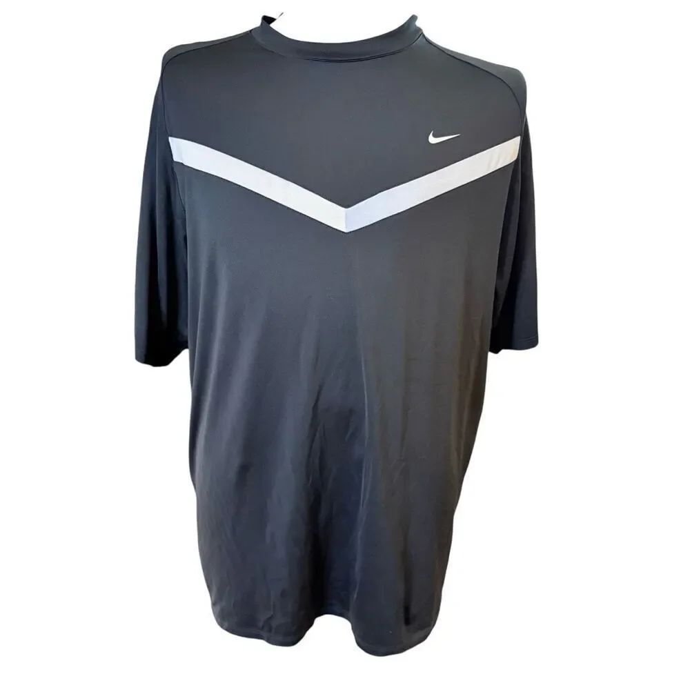 Nike Fit Dry Athletic Short Sleeve T-Shirt Golf Running XL Workout